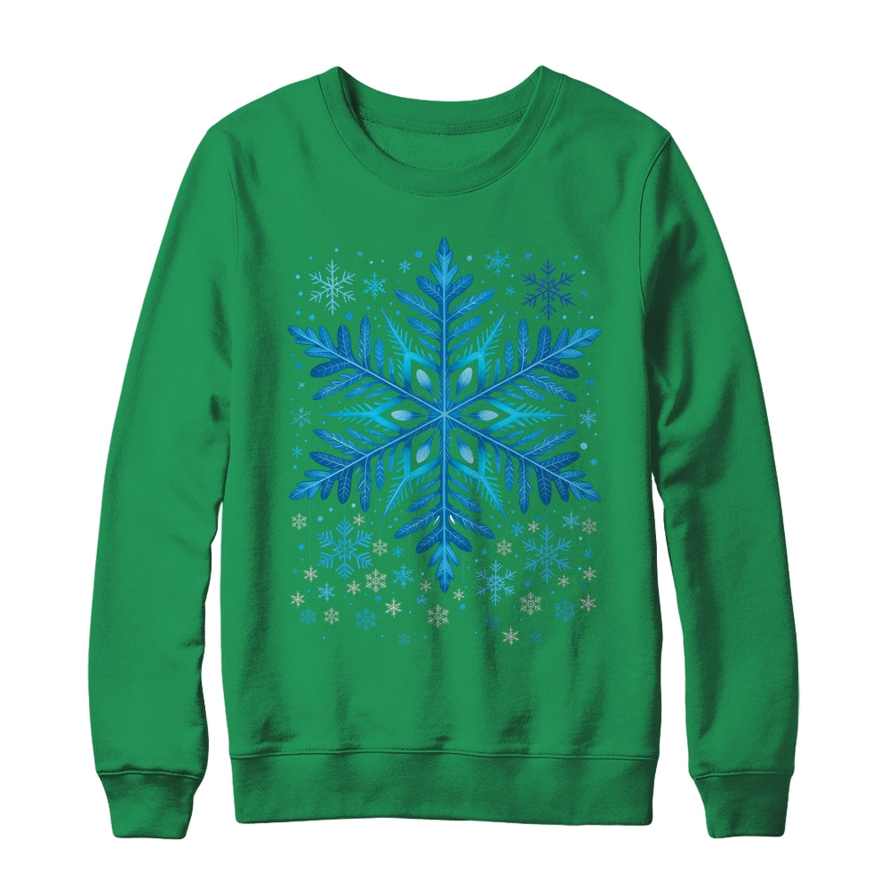 Winter Blue Snowflake Christmas Xmas Costumes Men Women Shirt & Sweatshirt | siriusteestore