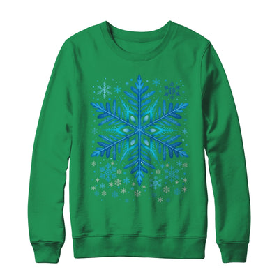Winter Blue Snowflake Christmas Xmas Costumes Men Women Shirt & Sweatshirt | siriusteestore