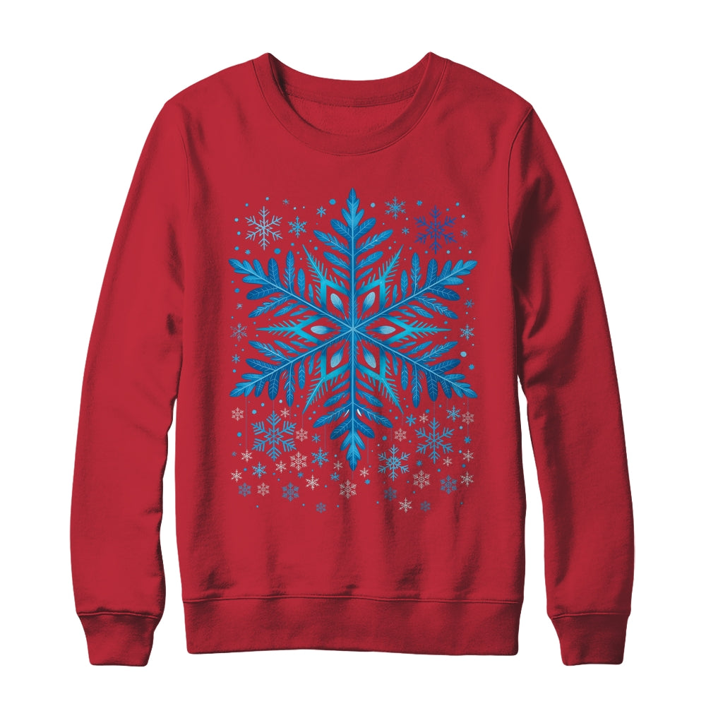 Winter Blue Snowflake Christmas Xmas Costumes Men Women Shirt & Sweatshirt | siriusteestore