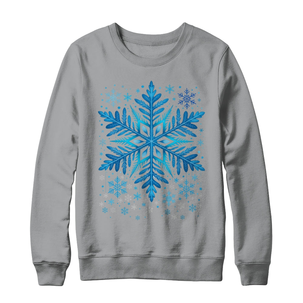 Winter Blue Snowflake Christmas Xmas Costumes Men Women Shirt & Sweatshirt | siriusteestore