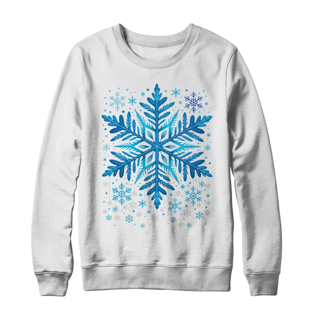 Winter Blue Snowflake Christmas Xmas Costumes Men Women Shirt & Sweatshirt | siriusteestore