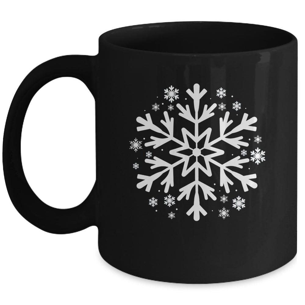 Winter Christmas Snowflake Matching Family Couples Style Mug | siriusteestore