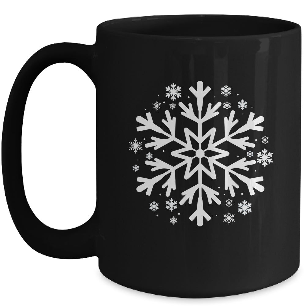 Winter Christmas Snowflake Matching Family Couples Style Mug | siriusteestore