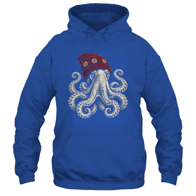 Winter Octopus Wearing Beanie Cute Ocean Art Shirt & Hoodie | siriusteestore