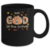 With GOD All Things Are Possible Christian Fall Pumpkin Mug | siriusteestore