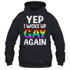 Woke Up Gay Again Pride Rainbow Month Queer Gay Party LGBTQ Shirt & Tank Top | siriusteestore