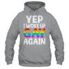 Woke Up Gay Again Pride Rainbow Month Queer Gay Party LGBTQ Shirt & Tank Top | siriusteestore