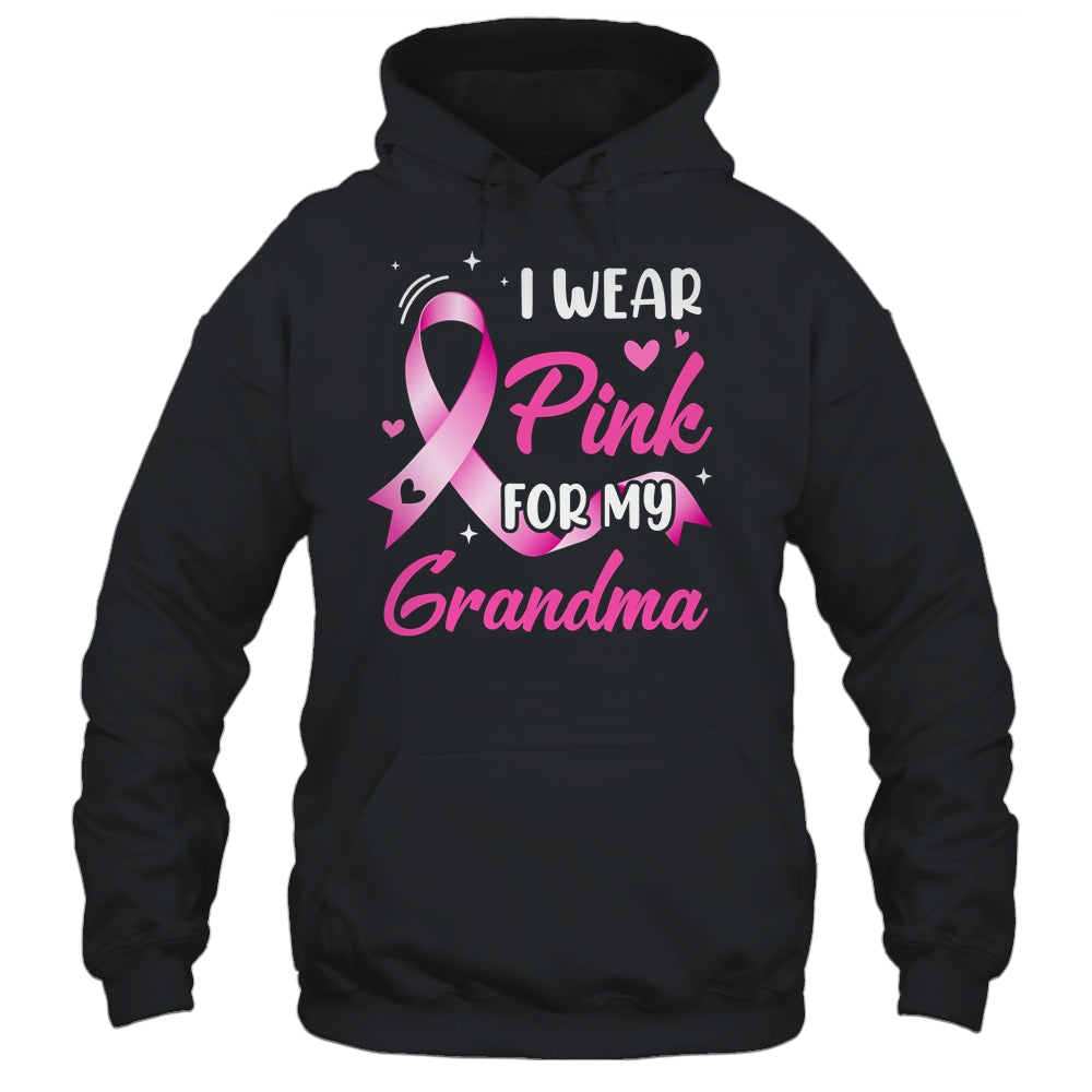 Woman I Wear Pink For My Grandma Breast Cancer Awareness Shirt & Tank Top | siriusteestore