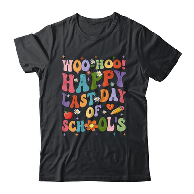 Woo Hoo Happy Last Day Of School Teacher Student Groovy Shirt & Hoodie | siriusteestore