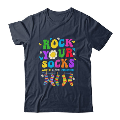 World Down Syndrome Day Rock Your Socks Awareness Groovy Shirt & Hoodie | siriusteestore