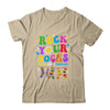 World Down Syndrome Day Rock Your Socks Awareness Groovy Shirt & Hoodie | siriusteestore