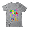 World Down Syndrome Day Rock Your Socks Awareness Groovy Shirt & Hoodie | siriusteestore