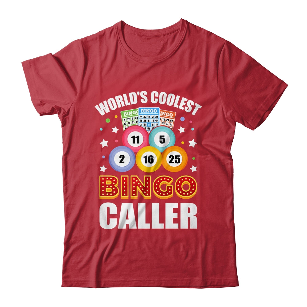 World's Coolest Bingo Caller Design For Casino Gambling Men Shirt & Tank Top | siriusteestore