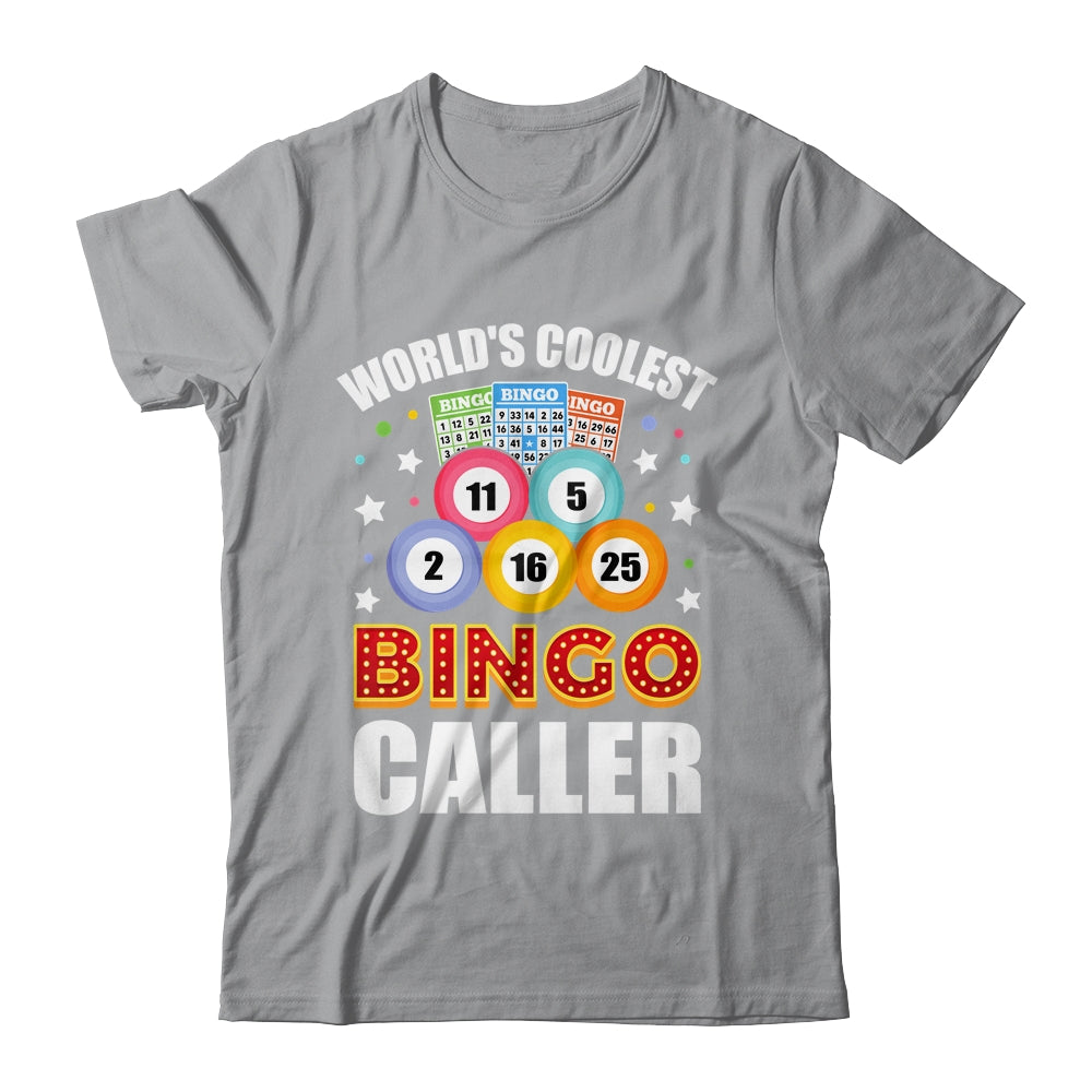 World's Coolest Bingo Caller Design For Casino Gambling Men Shirt & Tank Top | siriusteestore