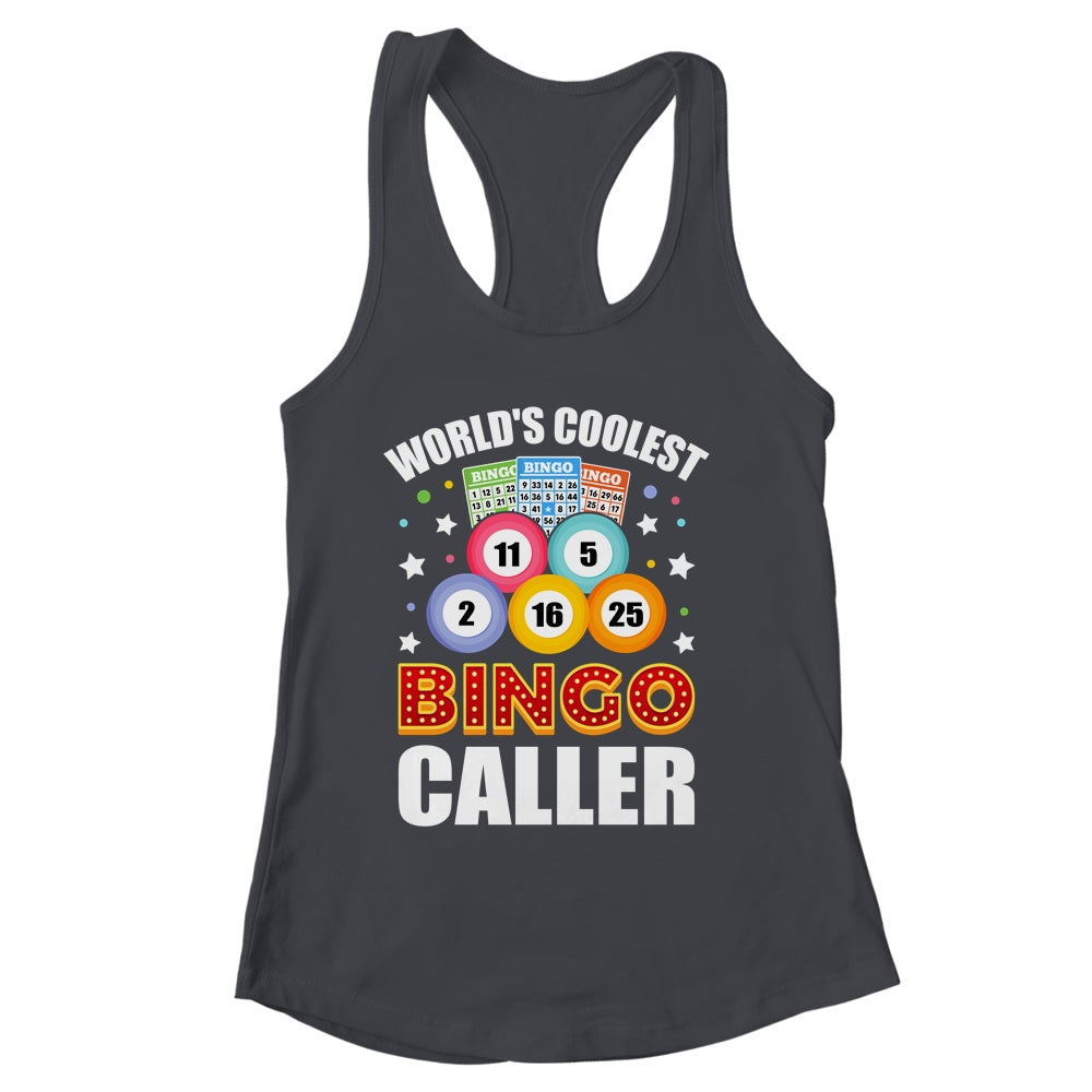World's Coolest Bingo Caller Design For Casino Gambling Men Shirt & Tank Top | siriusteestore
