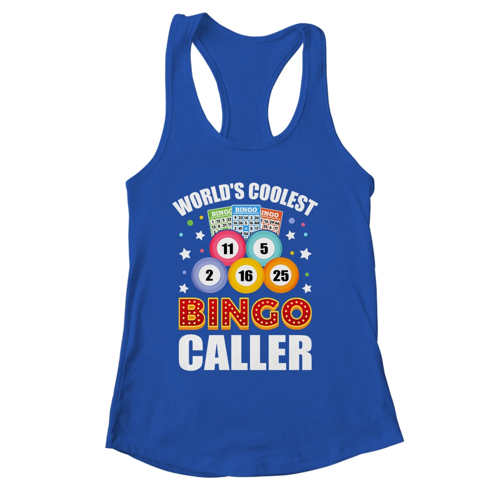 World's Coolest Bingo Caller Design For Casino Gambling Men Shirt & Tank Top | siriusteestore