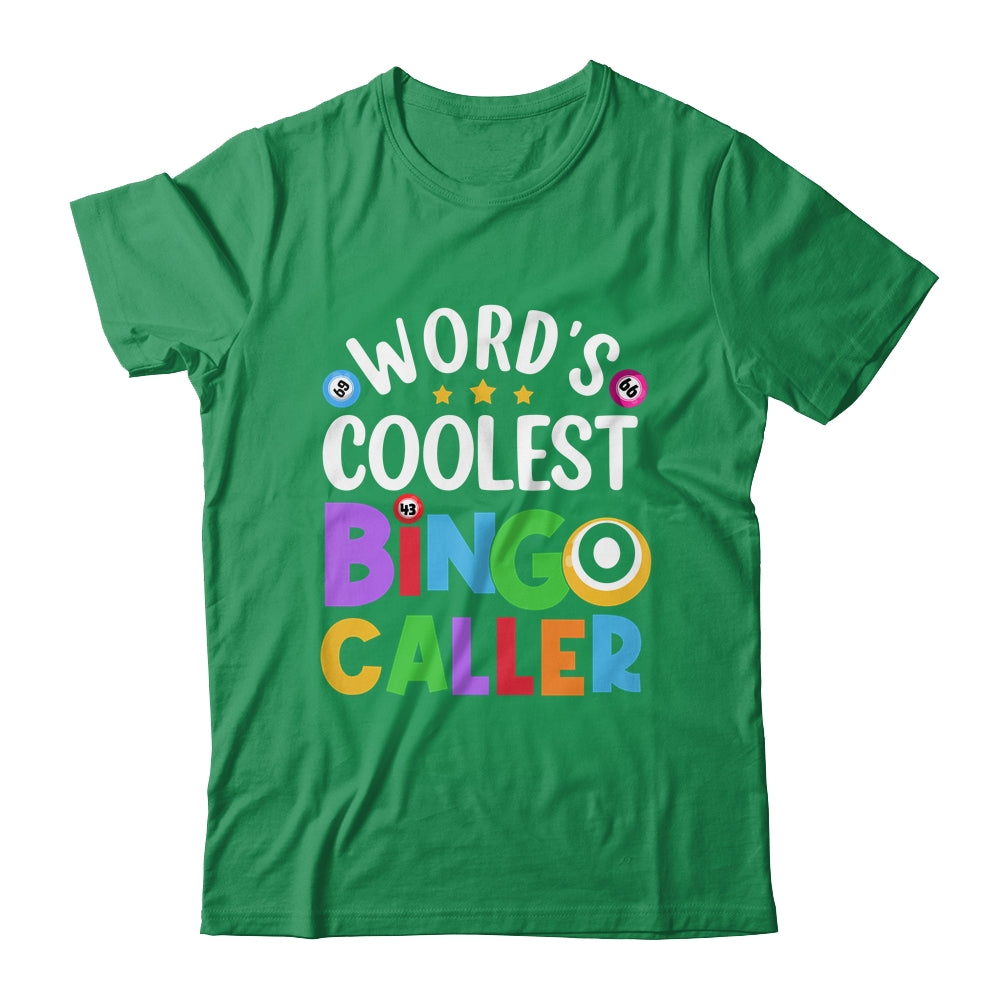 World's Coolest Bingo Caller Funny Bingo Player Men Women Shirt & Tank Top | siriusteestore