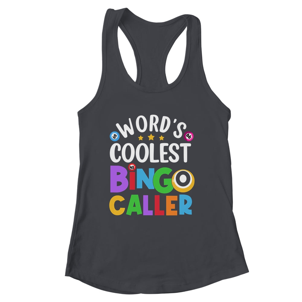 World's Coolest Bingo Caller Funny Bingo Player Men Women Shirt & Tank Top | siriusteestore