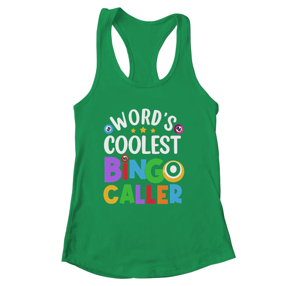 World's Coolest Bingo Caller Funny Bingo Player Men Women Shirt & Tank Top | siriusteestore