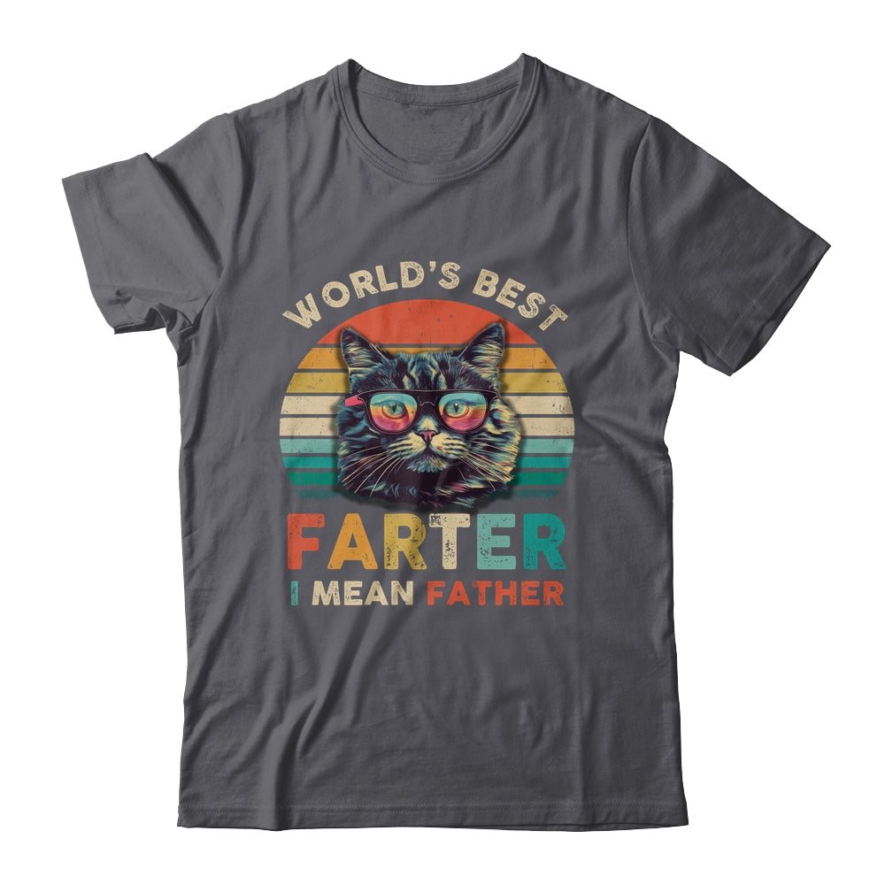 Worlds Best Farter I Mean Father Best Cat Dad Ever Shirt & Hoodie | siriusteestore