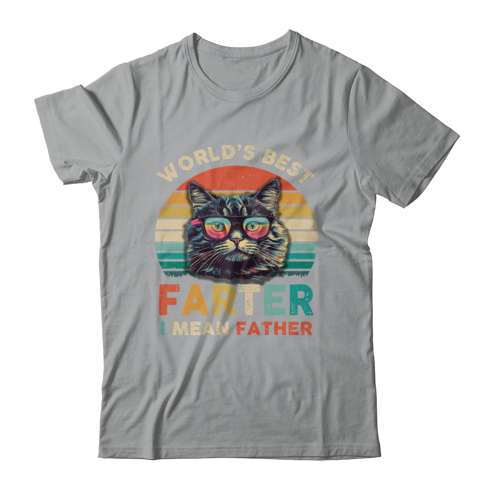 Worlds Best Farter I Mean Father Best Cat Dad Ever Shirt & Hoodie | siriusteestore