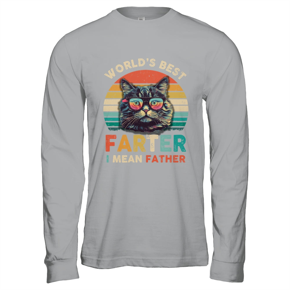 Worlds Best Farter I Mean Father Best Cat Dad Ever Shirt & Hoodie | siriusteestore