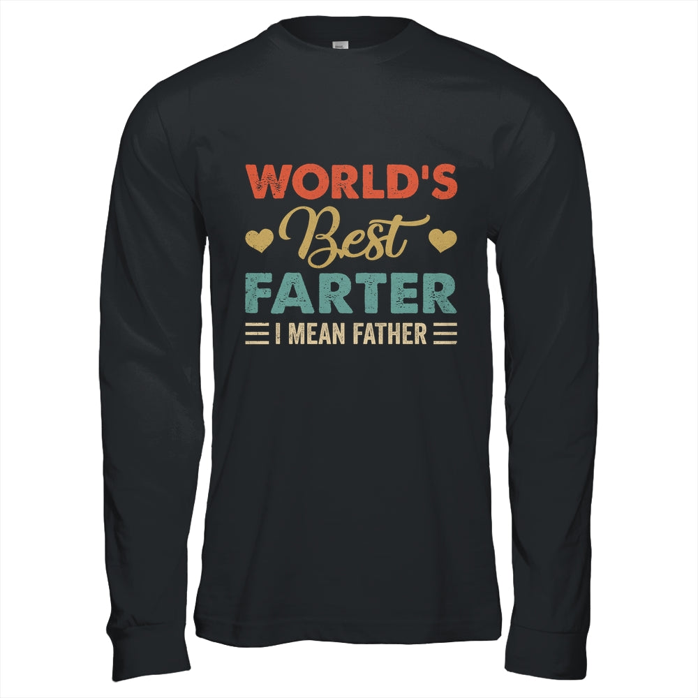Worlds Best Farter I Mean Father For Dad Fathers Day Shirt & Hoodie | siriusteestore