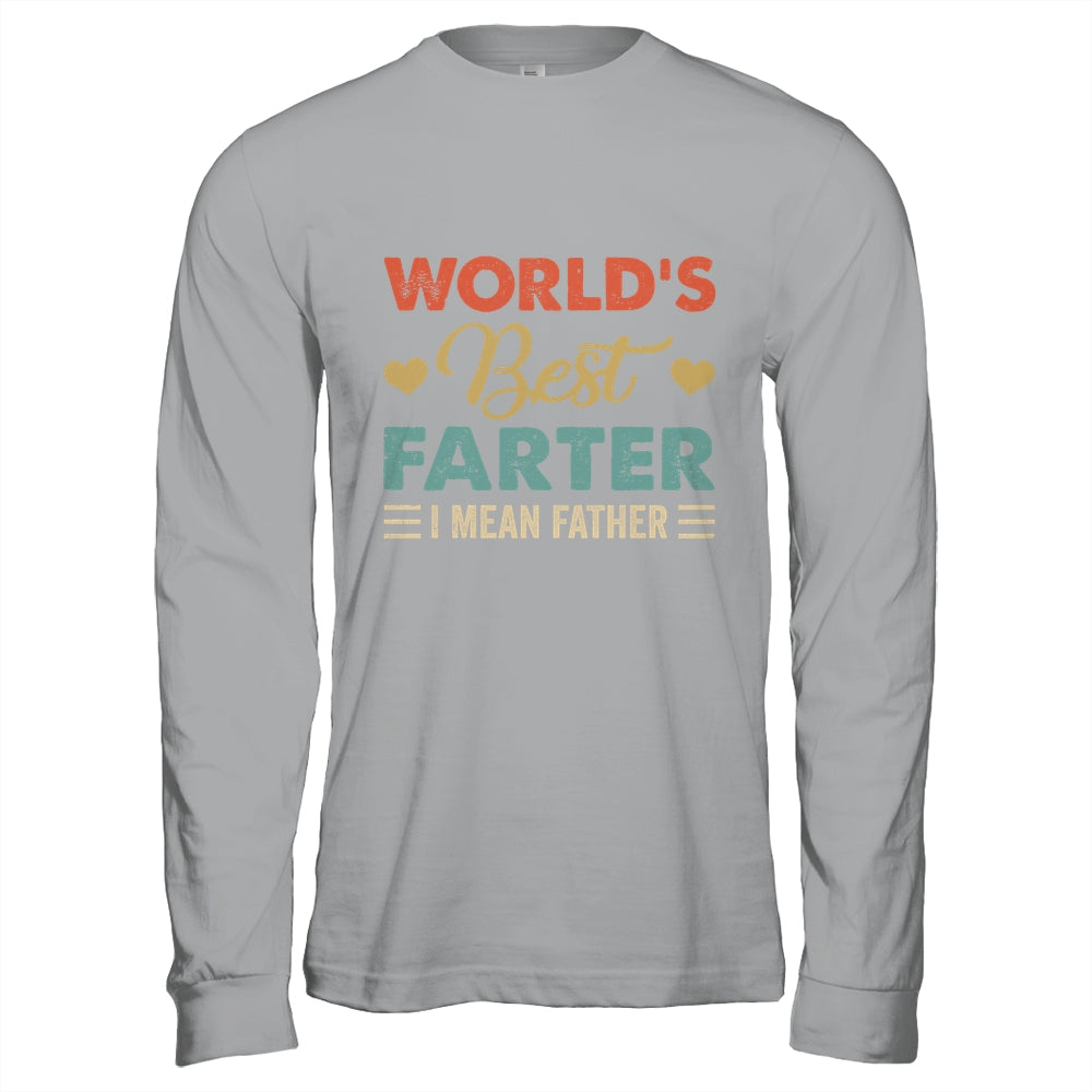 Worlds Best Farter I Mean Father For Dad Fathers Day Shirt & Hoodie | siriusteestore