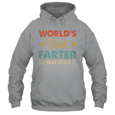 Worlds Best Farter I Mean Father For Dad Fathers Day Shirt & Hoodie | siriusteestore