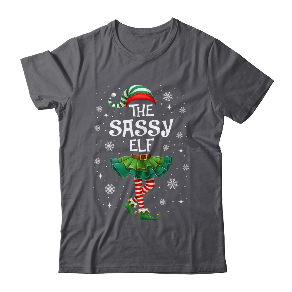 Xmas Family Matching Women Mom The Sassy Elf Christmas Shirt & Sweatshirt | siriusteestore