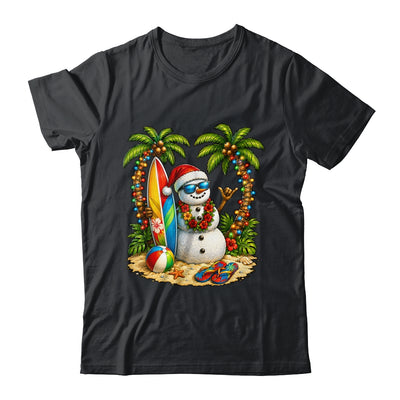 Xmas In June Santa Snowman Beach Summer Christmas In July Shirt & Tank Top | siriusteestore