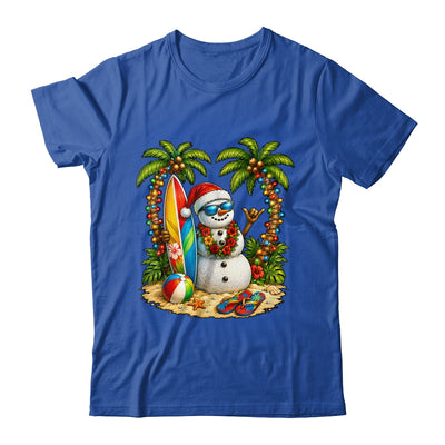 Xmas In June Santa Snowman Beach Summer Christmas In July Shirt & Tank Top | siriusteestore