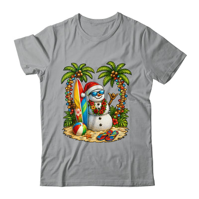 Xmas In June Santa Snowman Beach Summer Christmas In July Shirt & Tank Top | siriusteestore