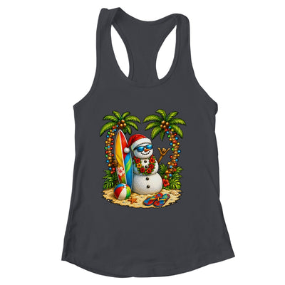 Xmas In June Santa Snowman Beach Summer Christmas In July Shirt & Tank Top | siriusteestore