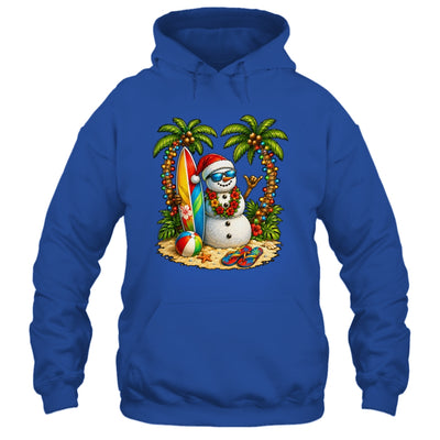 Xmas In June Santa Snowman Beach Summer Christmas In July Shirt & Tank Top | siriusteestore