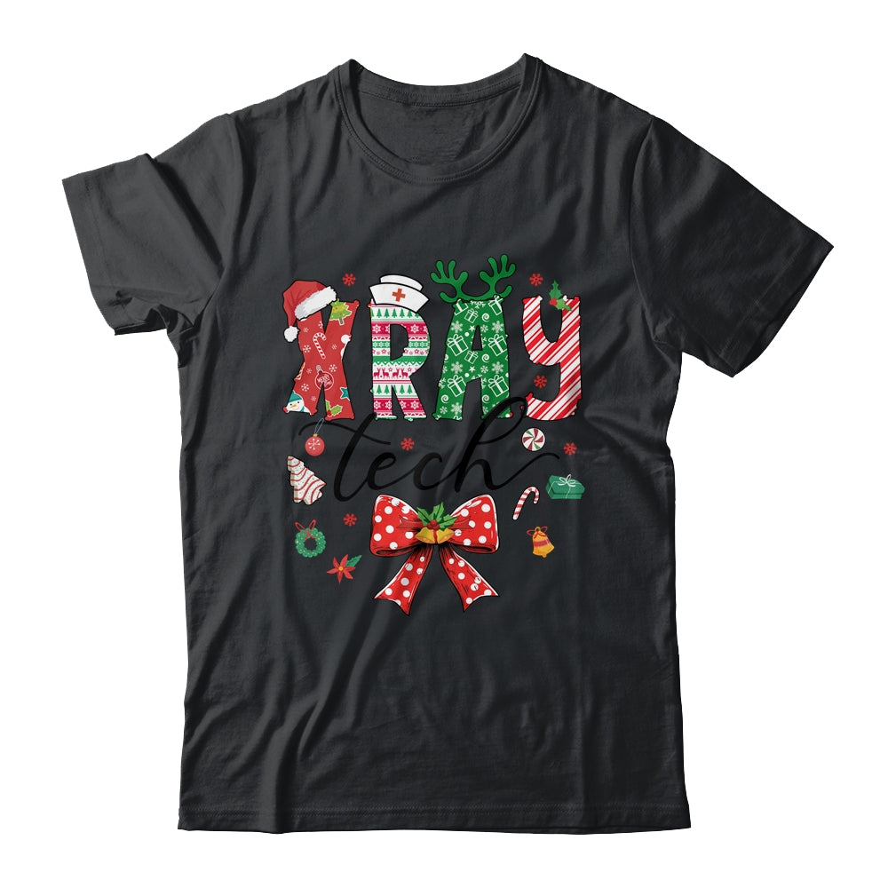 Xray Tech Christmas Coquette Bow Rad Tech Radiology Shirt & Sweatshirt | siriusteestore