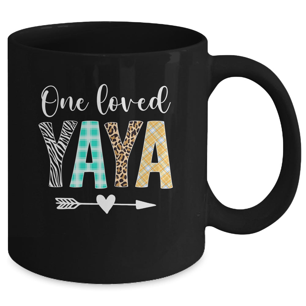 Yaya Women Cute Design One Loved Yaya Mother's Day Mug | siriusteestore