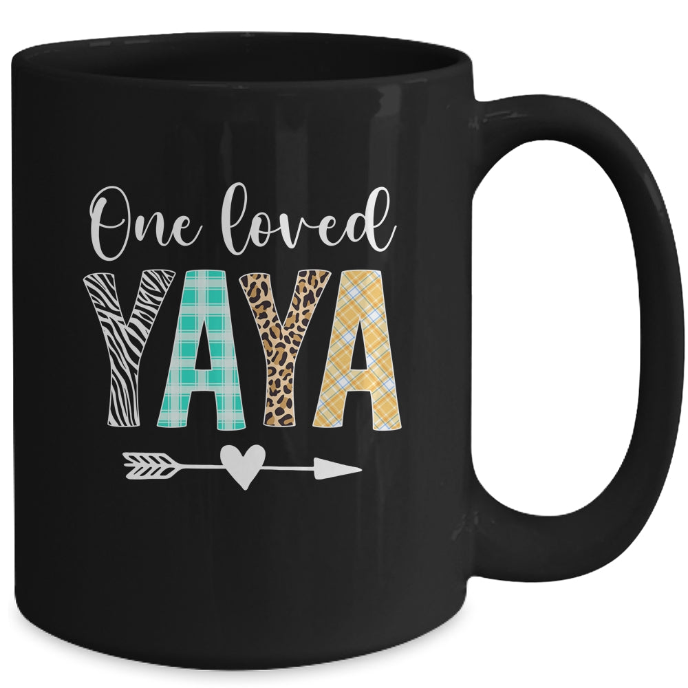Yaya Women Cute Design One Loved Yaya Mother's Day Mug | siriusteestore