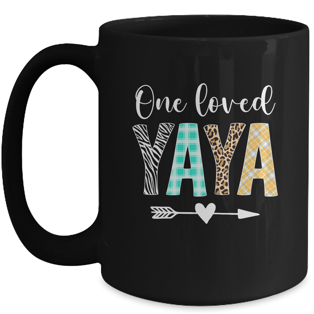 Yaya Women Cute Design One Loved Yaya Mother's Day Mug | siriusteestore