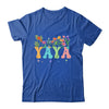 Yaya Women Wildflower Floral Design Yaya Mothers Day Shirt & Tank Top | siriusteestore