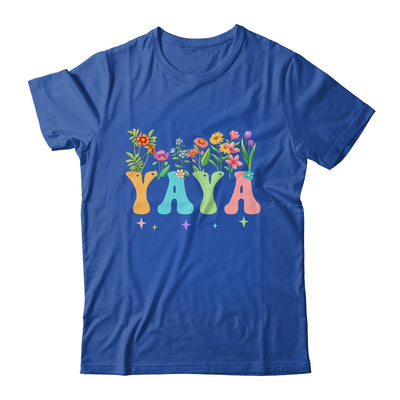 Yaya Women Wildflower Floral Design Yaya Mothers Day Shirt & Tank Top | siriusteestore
