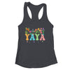 Yaya Women Wildflower Floral Design Yaya Mothers Day Shirt & Tank Top | siriusteestore