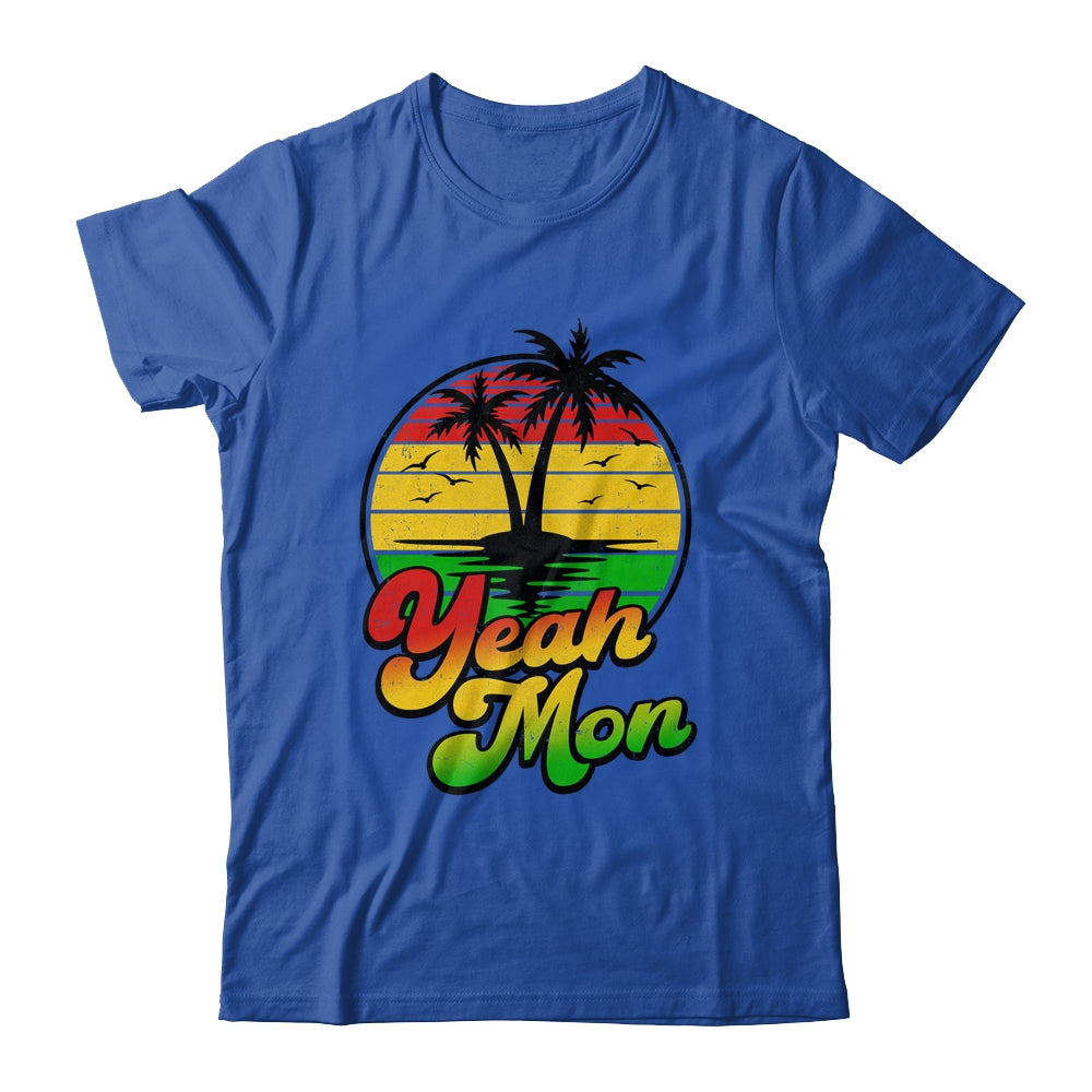Yeah Mon Vintage Jamaica Summer Vacation Jamaican Retro Shirt & Tank Top | siriusteestore