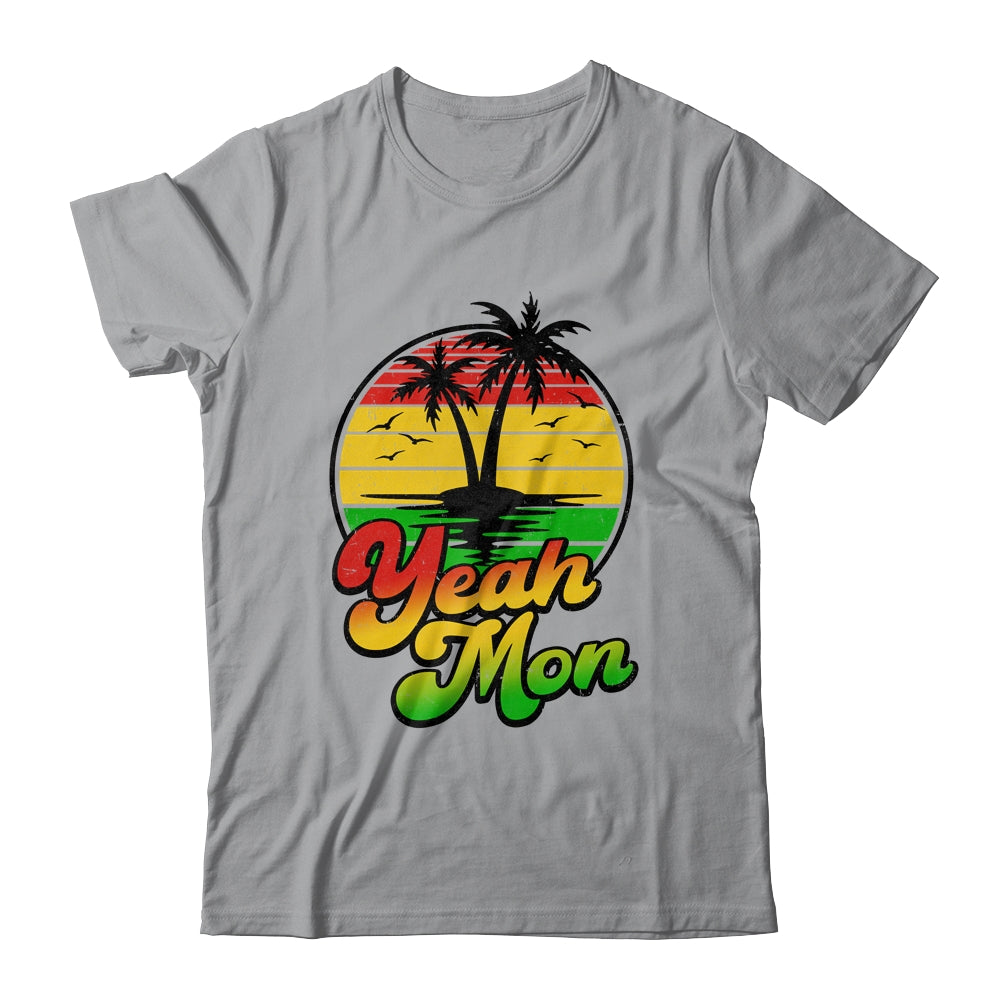 Yeah Mon Vintage Jamaica Summer Vacation Jamaican Retro Shirt & Tank Top | siriusteestore