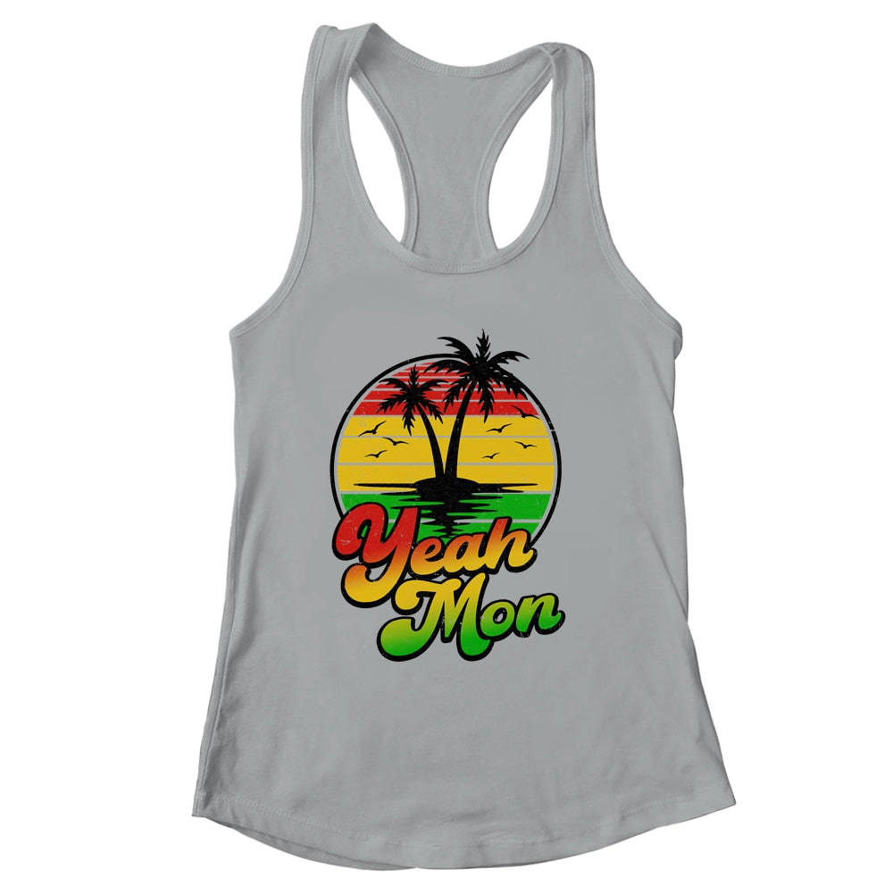 Yeah Mon Vintage Jamaica Summer Vacation Jamaican Retro Shirt & Tank Top | siriusteestore