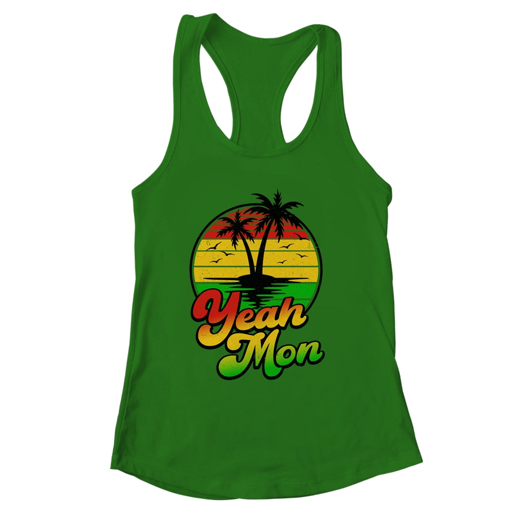 Yeah Mon Vintage Jamaica Summer Vacation Jamaican Retro Shirt & Tank Top | siriusteestore