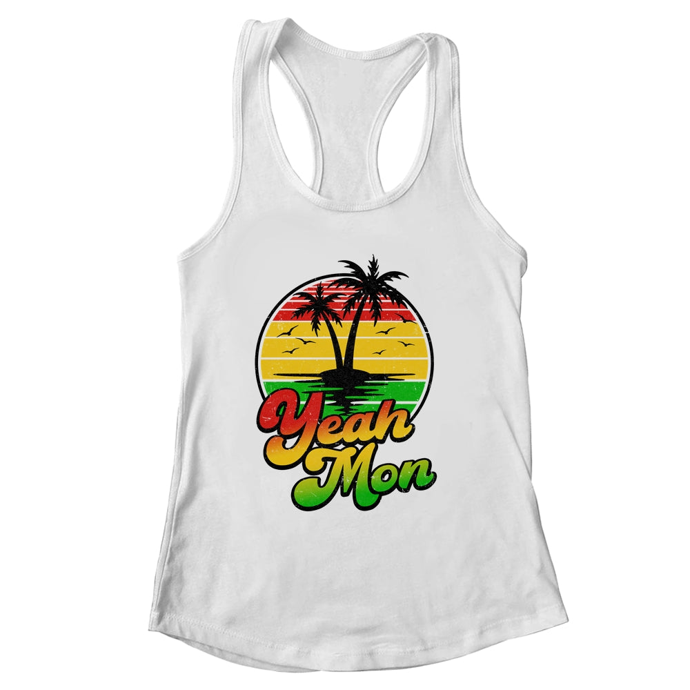 Yeah Mon Vintage Jamaica Summer Vacation Jamaican Retro Shirt & Tank Top | siriusteestore