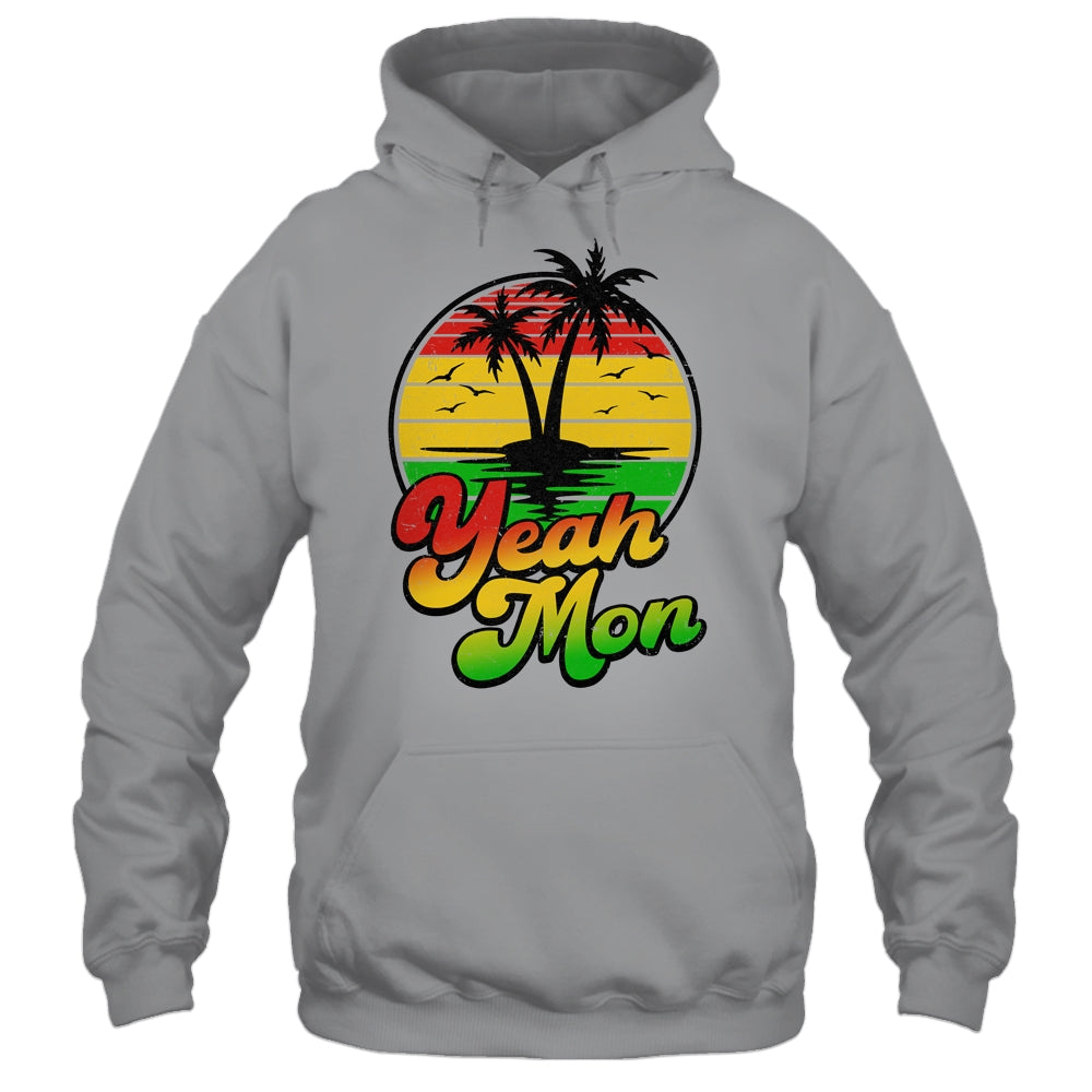 Yeah Mon Vintage Jamaica Summer Vacation Jamaican Retro Shirt & Tank Top | siriusteestore