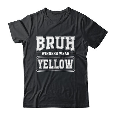 Yellow Field Day Team Spirit Bruh Winners Wear Yellow Shirt & Hoodie | siriusteestore