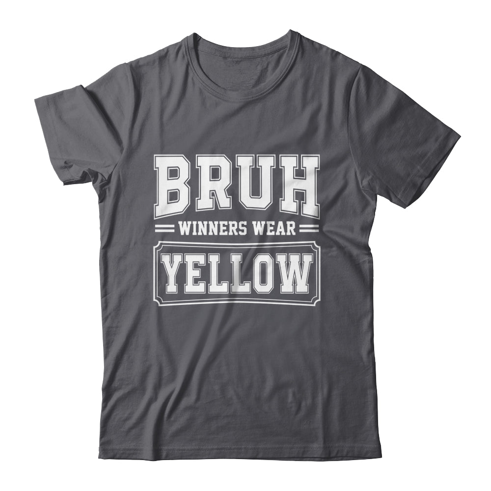 Yellow Field Day Team Spirit Bruh Winners Wear Yellow Shirt & Hoodie | siriusteestore